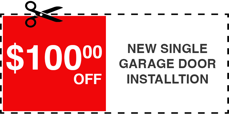 100 off garage door repair Mamaroneck