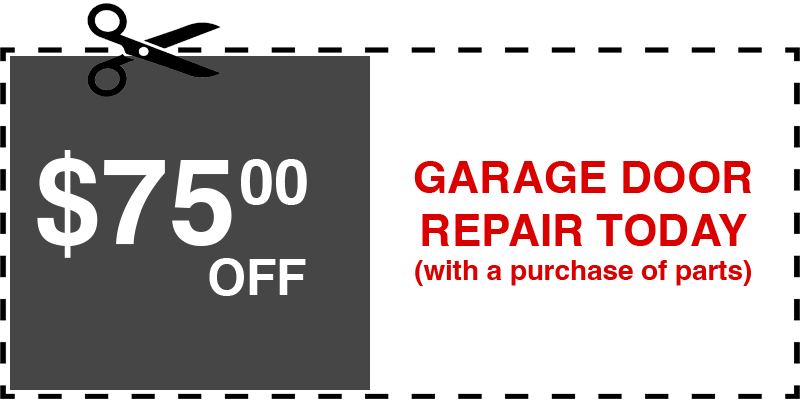 75 off garage door repair